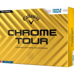 Balles neuves Callaway Golf Chrome Tour Triple Track White