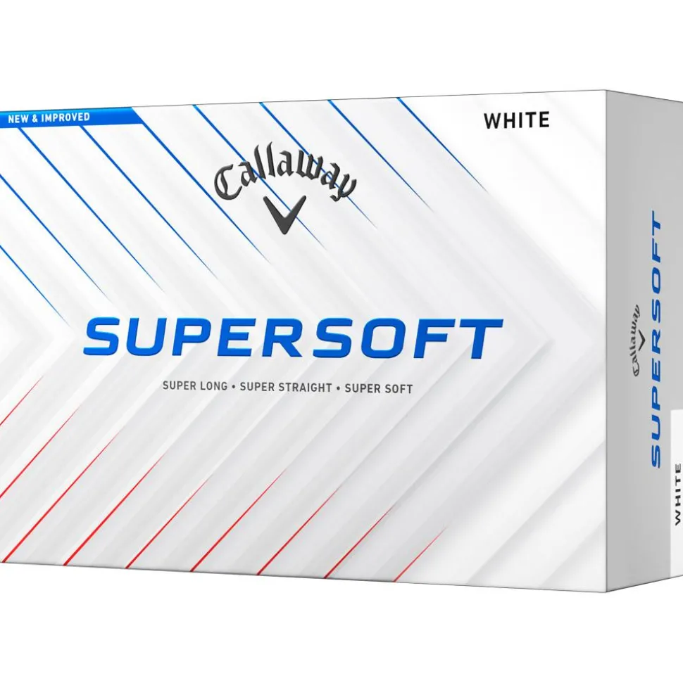 Balles neuves Callaway Golf Supersoft White