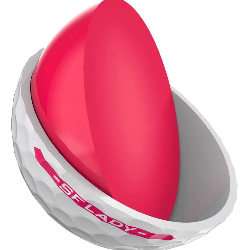 Balles neuves Srixon Soft Feel Lady 9 White