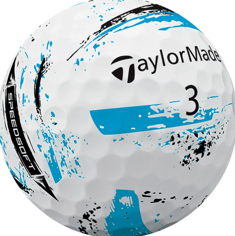 Balles neuves Taylormade SpeedSoft Ink Mutli