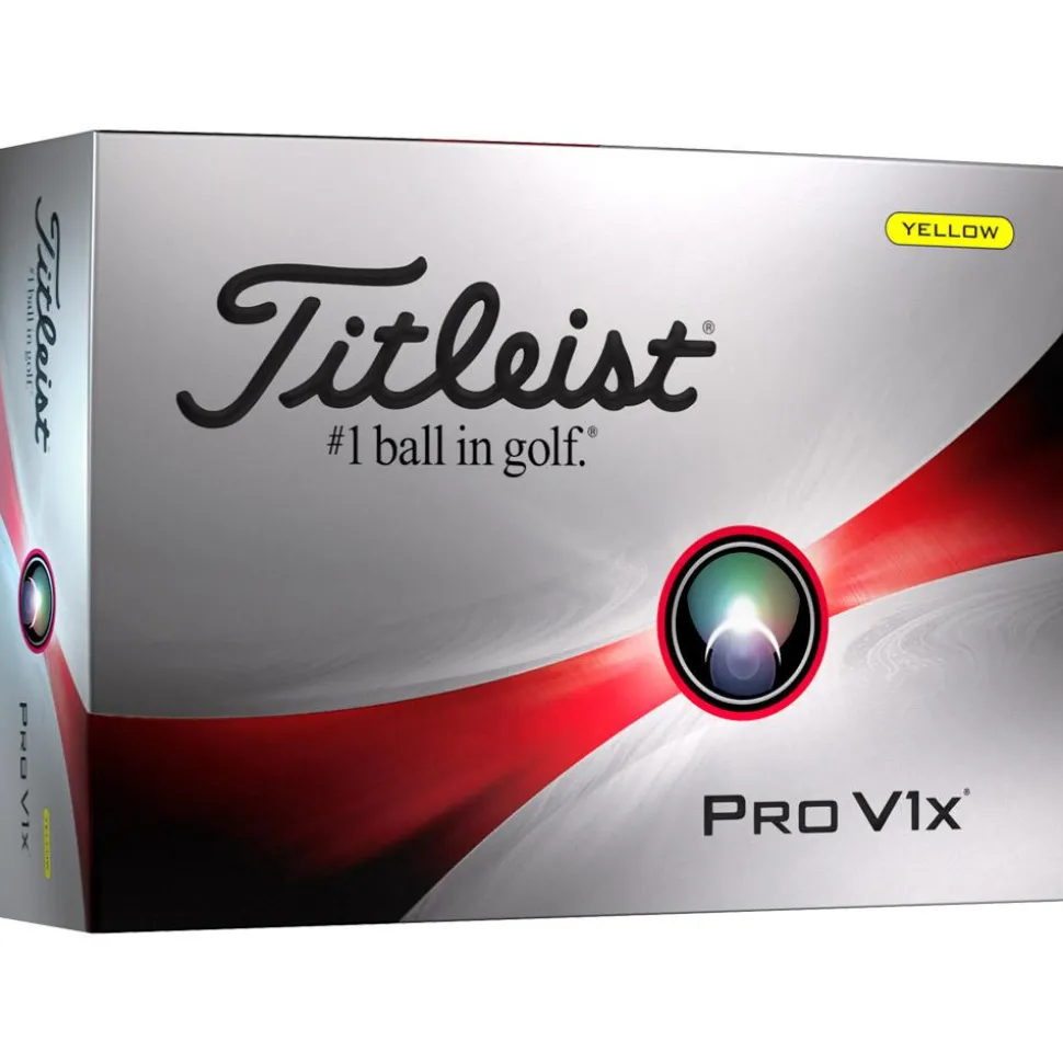 Balles neuves Titleist Pro V1x Yellow