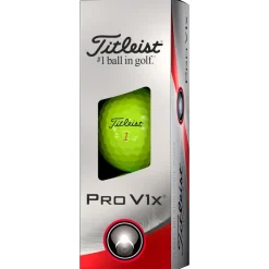 Balles neuves Titleist Pro V1x Yellow
