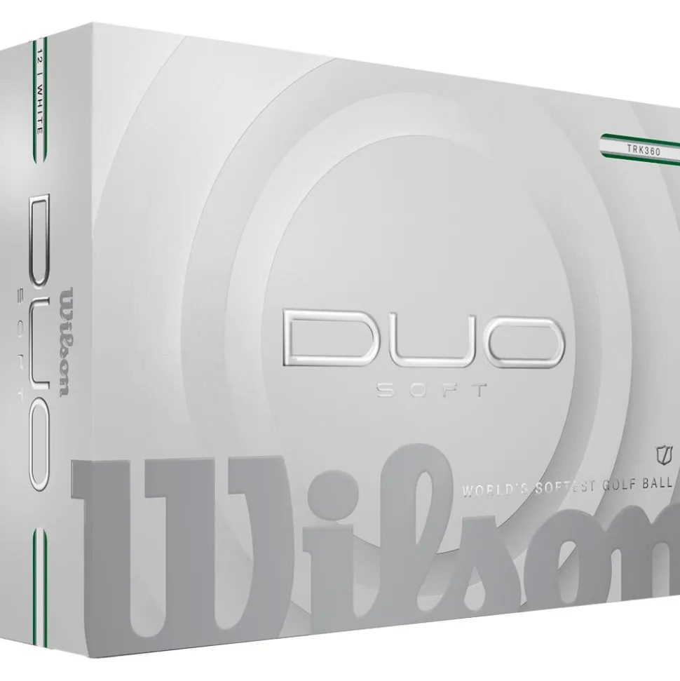 Balles neuves Wilson Duo Soft Track 360 Green Silver
