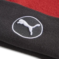 Bonnet Puma Golf Wrmlbl Removable Pom Beanie Intense Red Puma Black