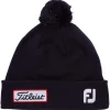 Bonnet Titleist Tour Pom Pom Navy White