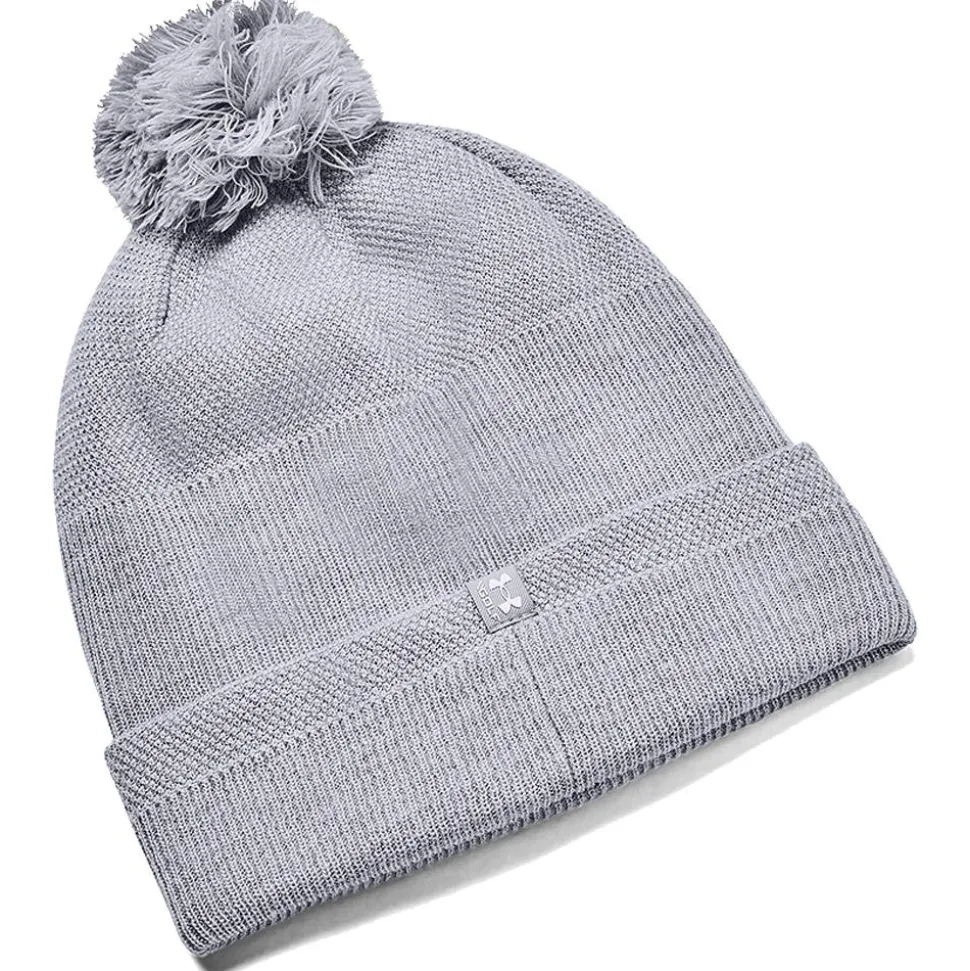 Bonnet Under Armour Driver Pom Steel White