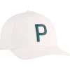 Casquette Puma Golf Heritage P Cap Alpine Snow Green Terrain