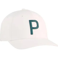 Casquette Puma Golf Heritage P Cap Alpine Snow Green Terrain