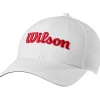Casquette Wilson Tour Cap White Red
