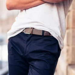 Ceinture BillyBelt Tressée Beige Taupe