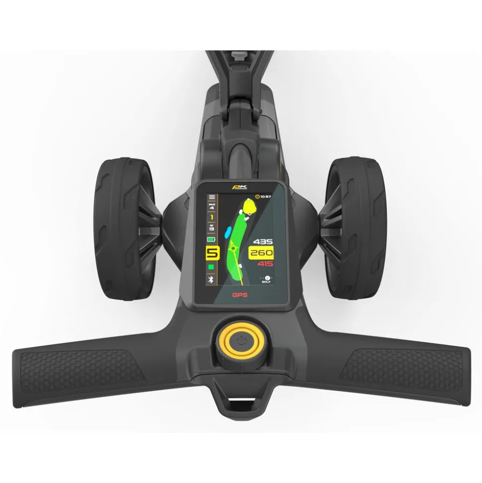 Chariot électrique Powakaddy CT10 EBS GPS Gun Metal