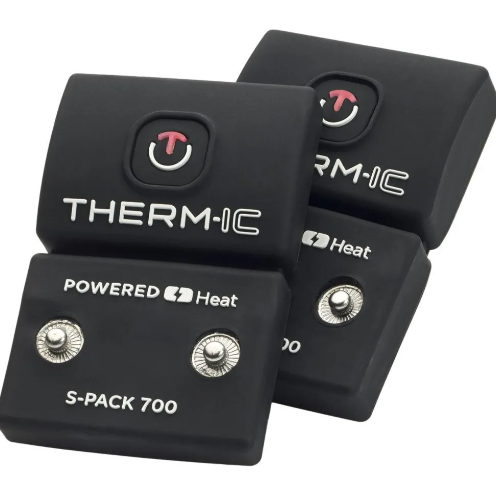 Chaussettes Therm-Ic Powersock Set Heat Fusion Uni + S-Pack 700 Black Grey