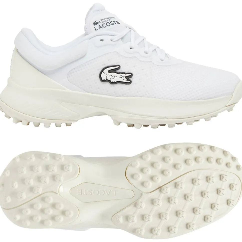 Chaussures avec crampons Lacoste Golf Point White Off White