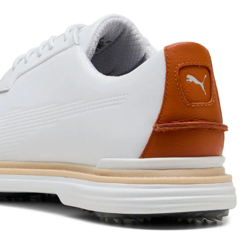 Chaussures avec crampons Puma Golf Royale Blanc Marron