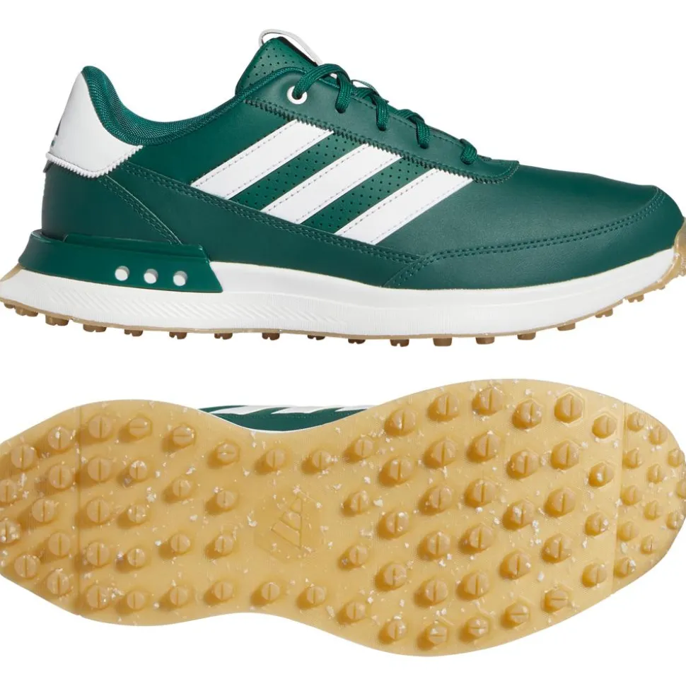 Chaussures sans crampons adidas S2G SL Leather 24 Collegiate Green White Gum