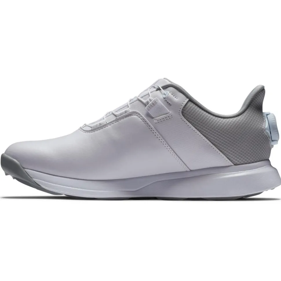 Chaussures sans crampons Footjoy Prolite Boa Women White White Grey