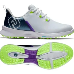 Chaussures sans crampons Footjoy Fuel Sport Women White Navy