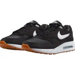 Chaussures sans crampons Nike Air Max 1 86 Og G Black White Anthracite Gum Medium Brown