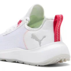 Chaussures sans crampons Puma Golf Fusion Crush Sport W White Garnet Rose