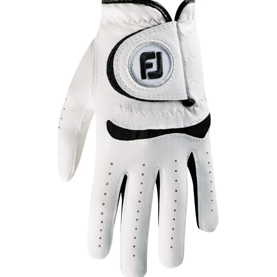 Gants cuirs classiques (Unité) Footjoy Junior Glove White Black