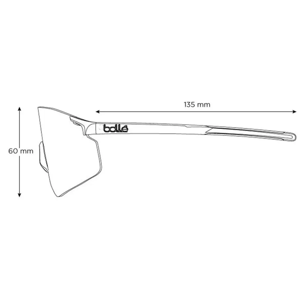 Lunettes de soleil Bollé C-Icarus Titanium Matte Volt Ultraviolet