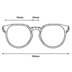 Lunettes de soleil Bollé Merit Dark Tortoise Matte Sky Blue Polarized