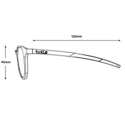Lunettes de soleil Bollé Merit Dark Tortoise Matte Sky Blue Polarized