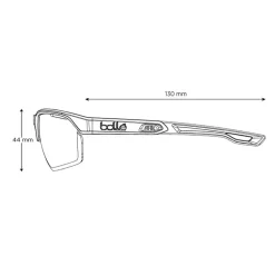 Lunettes de soleil Bollé Victus Pro Black Matte Tns Ice