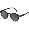 Lunettes de soleil Izipizi D Sun Junior Black Soft Grey Lenses Cat 3