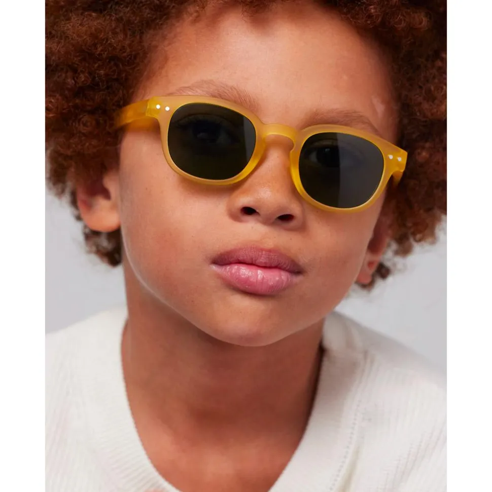 Lunettes de soleil Izipizi Sun #C Junior Yellow Honey Soft Grey