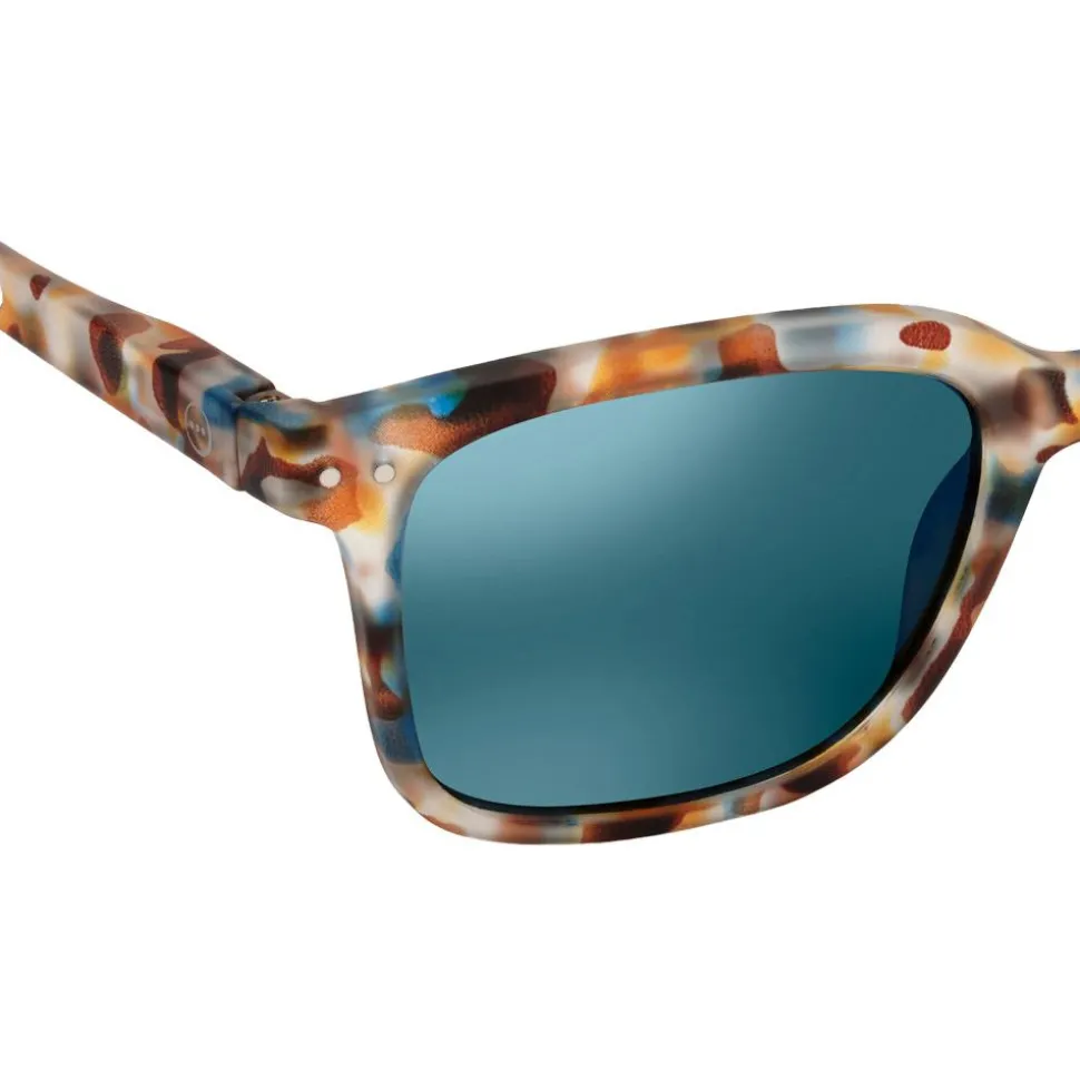 Lunettes de soleil Izipizi Sun #L Blue Tortoise Soft Blue Mirror