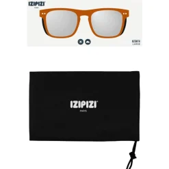 Lunettes de soleil Izipizi Zenith L Hazel Green Silver Mirror Polarized