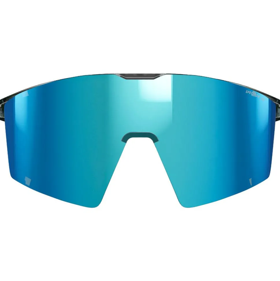 Lunettes de soleil Julbo Edge Cover Mat Noir Jaune Fluo Spectron Hd 4 Polarized