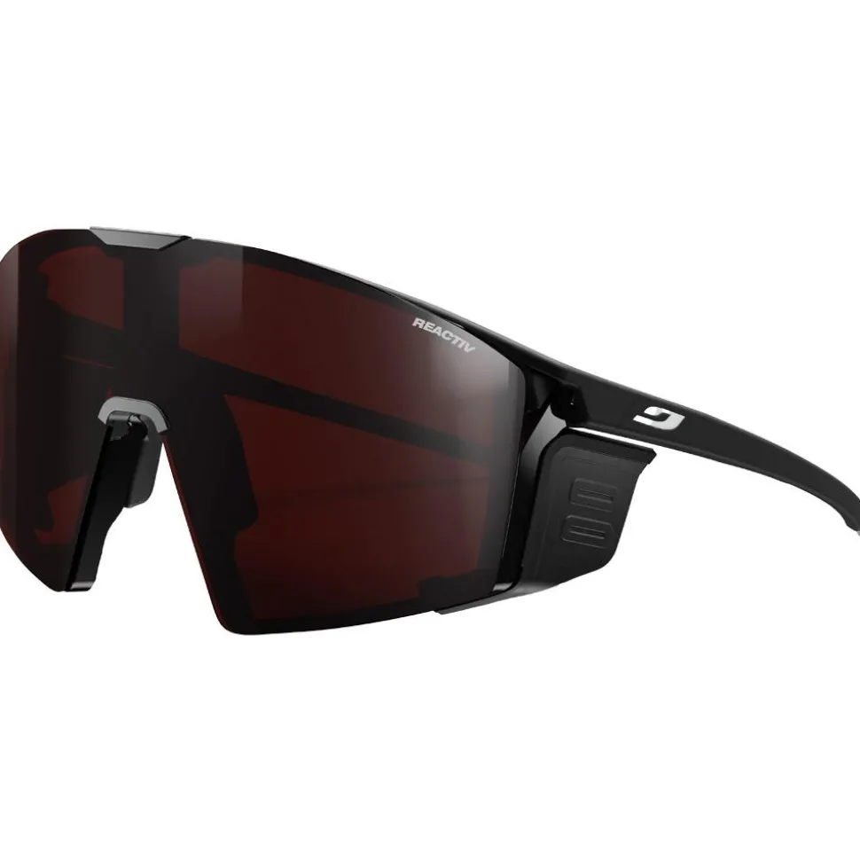 Lunettes de soleil Julbo Edge Cover Mat Noir Reactiv 0-4 High Contrast
