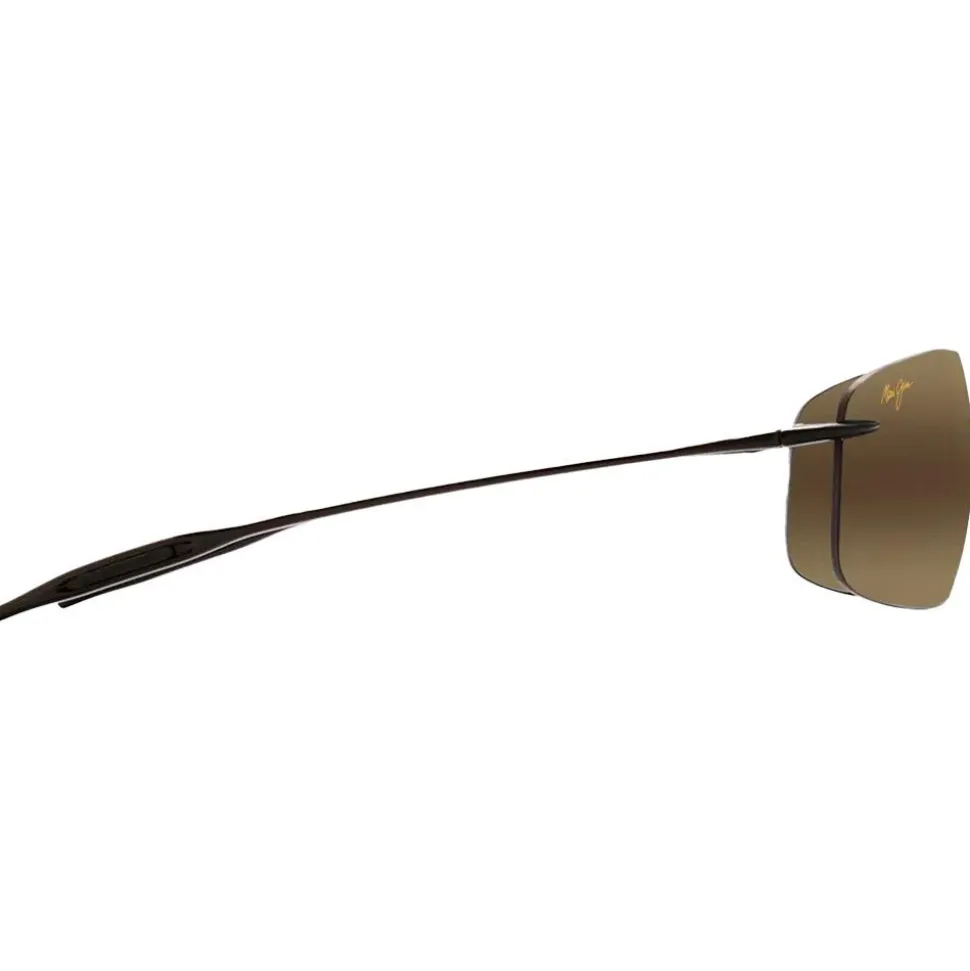 Lunettes de soleil Maui Jim Breakwall Noir Brillant Bronze