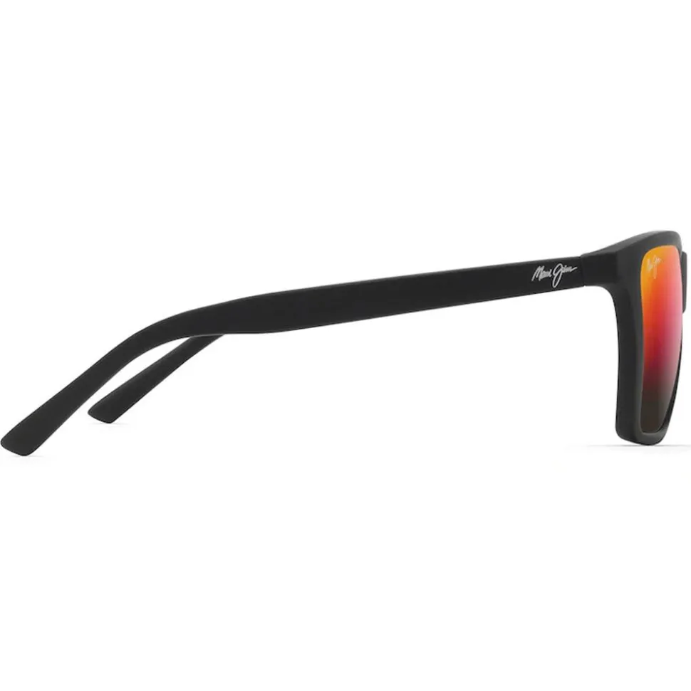 Lunettes de soleil Maui Jim Cruzem Black Matte Hawaii Lava ST