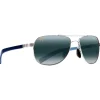 Lunettes de soleil Maui Jim Guardrails Argent Bleu Clair Gris Neutre MauiBrilliant