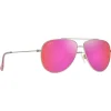 Lunettes de soleil Maui Jim Hauoli Xs Gradient Brun Shiny Light Gold Maui Sunrise MauiPure