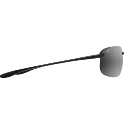 Lunettes de soleil Maui Jim Ho'okipa Xlarge Noir Brillant Neutral Grey MauiPure