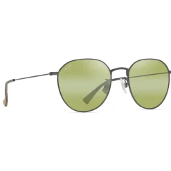 Lunettes de soleil Maui Jim Kauwela Translucide Brun Shiny Ruthénium Maui Ht MauiPure
