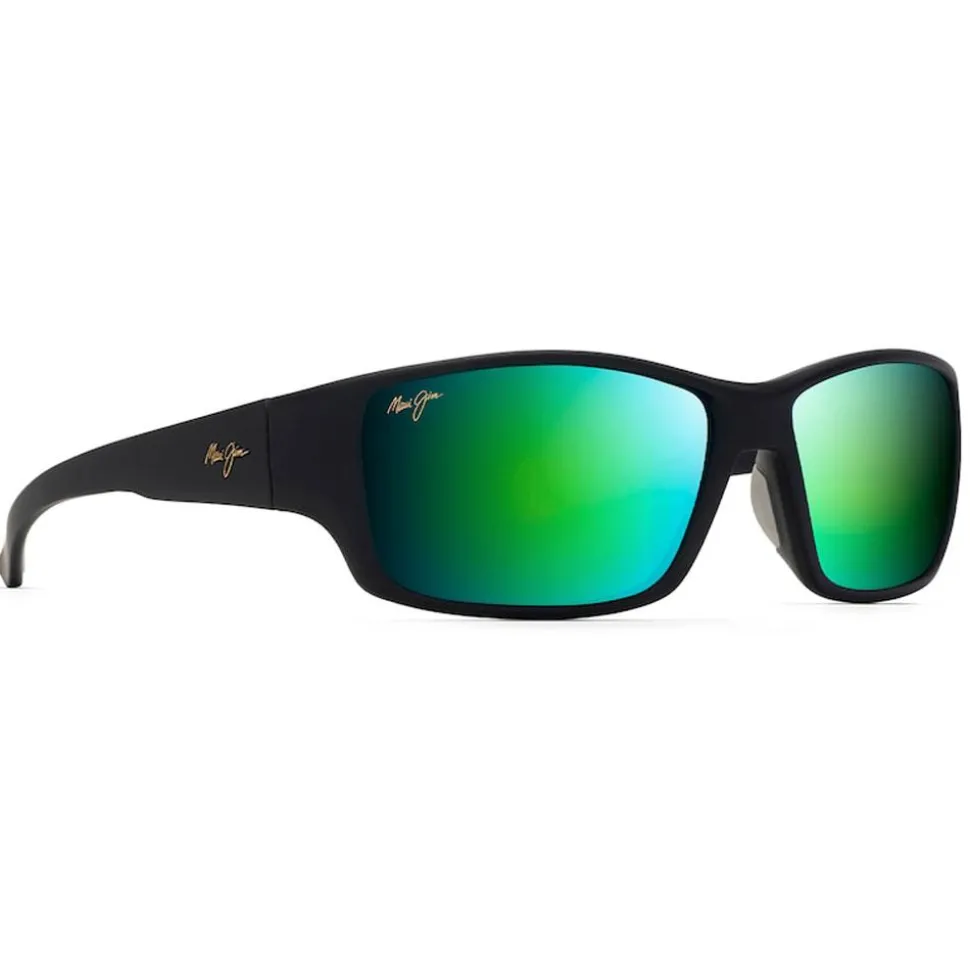 Lunettes de soleil Maui Jim Local Kine Soft Black Maui Green Minéral Superthin
