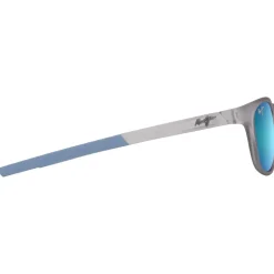 Lunettes de soleil Maui Jim Melemele Matte Translucide Grey Hawaii Blue MauiUltra