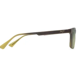 Lunettes de soleil Maui Jim Okina Shiny Translucide Green Yellow Maui Ht Minéral Superthin