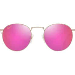 Lunettes de soleil Maui Jim Pukaua Doré Clair Brillant Rose Jaune Maui Sunrise MauiPure