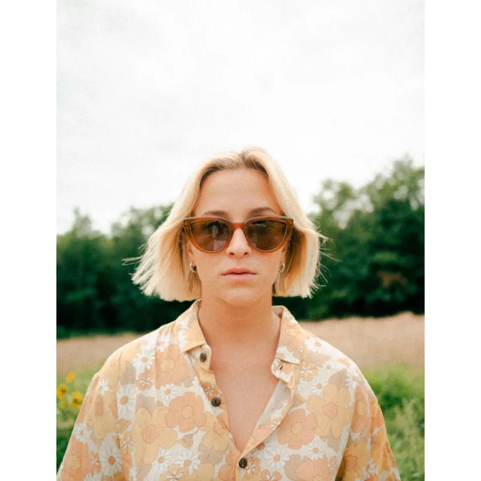 Lunettes de soleil Moken Vision Emma Orange Brown Polarized