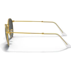 Lunettes de soleil Ray Ban RB3447 Round Metal Polished Gold Polar Black