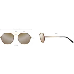 Lunettes de soleil Serengeti Shelby Matte Gunmetal Saturn Polarized 555Nm Cat 2 To 3