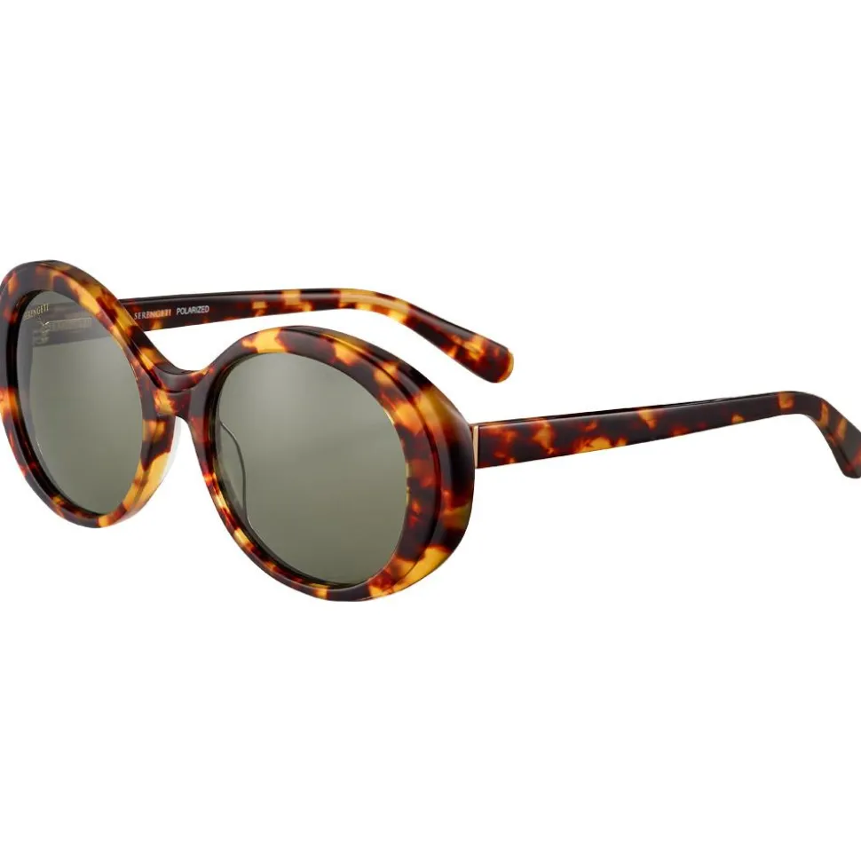 Lunettes de soleil Serengeti Bacall Shiny Tort Havana Mineral 555Nm
