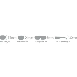 Lunettes de soleil Smith Motive Crystal Pacific Chromapop Opal Mirror