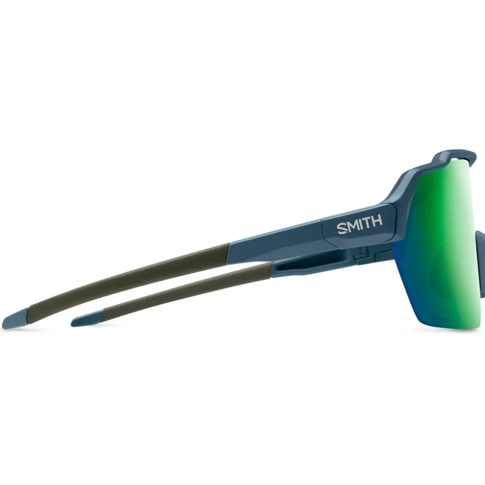 Lunettes de soleil Smith Shift Split Mag Matte Stone Moss Chromapop Green Mirror